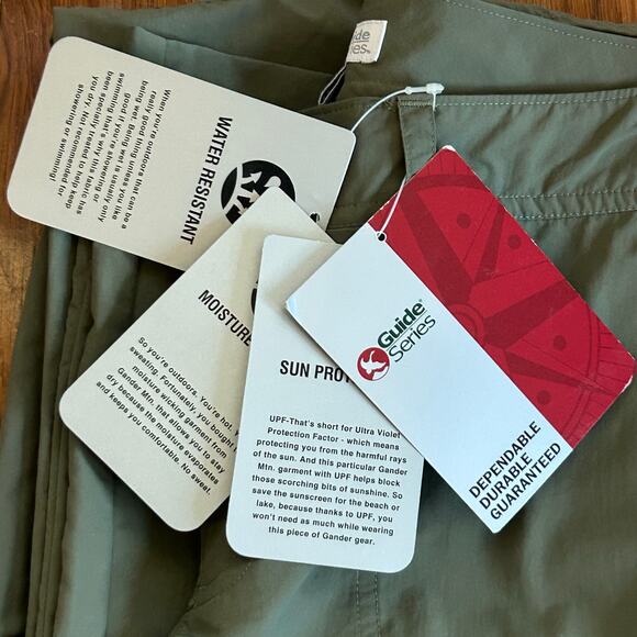 Gander Mountain Women's Convertible Pants Green Size 8 Outdoor Casual - Picture 10 of 14